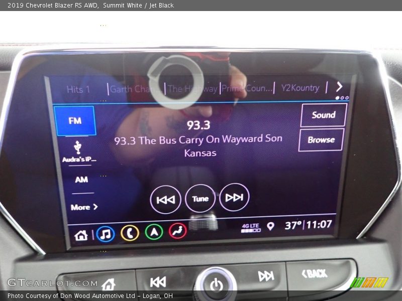 Summit White / Jet Black 2019 Chevrolet Blazer RS AWD
