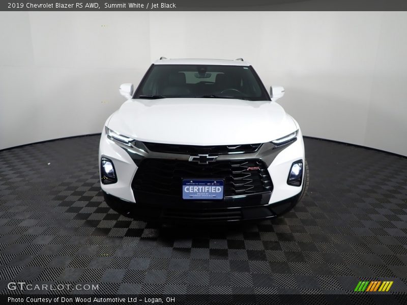 Summit White / Jet Black 2019 Chevrolet Blazer RS AWD