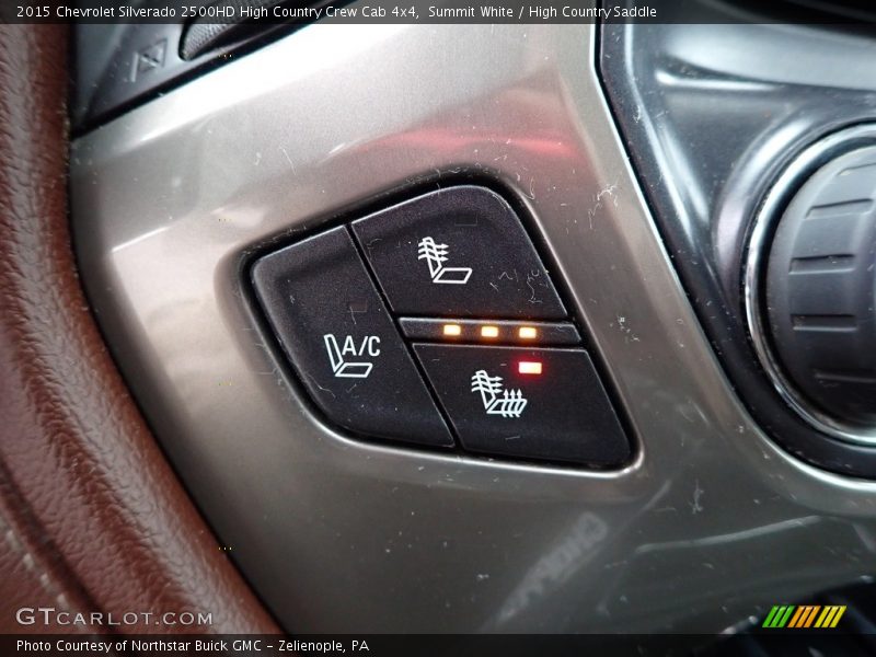 Controls of 2015 Silverado 2500HD High Country Crew Cab 4x4