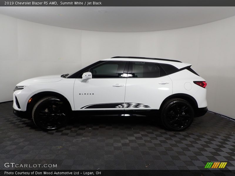 Summit White / Jet Black 2019 Chevrolet Blazer RS AWD