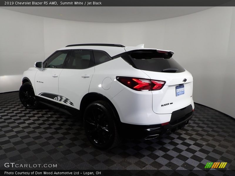 Summit White / Jet Black 2019 Chevrolet Blazer RS AWD