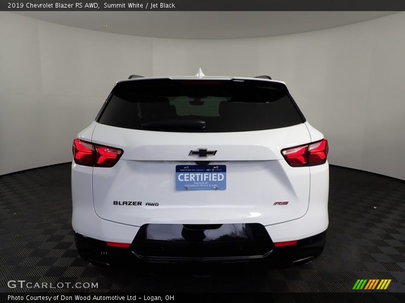 Summit White / Jet Black 2019 Chevrolet Blazer RS AWD