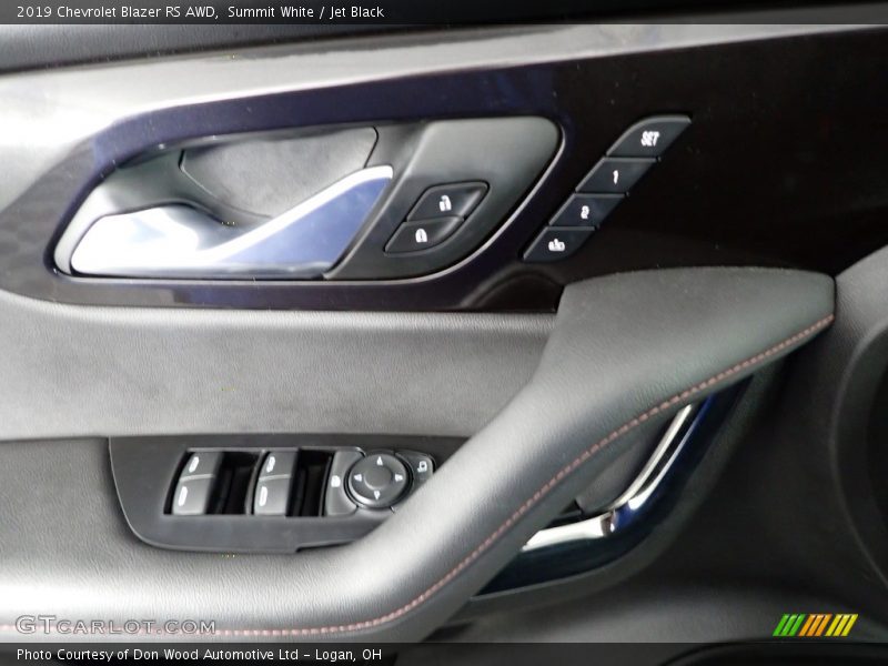 Summit White / Jet Black 2019 Chevrolet Blazer RS AWD
