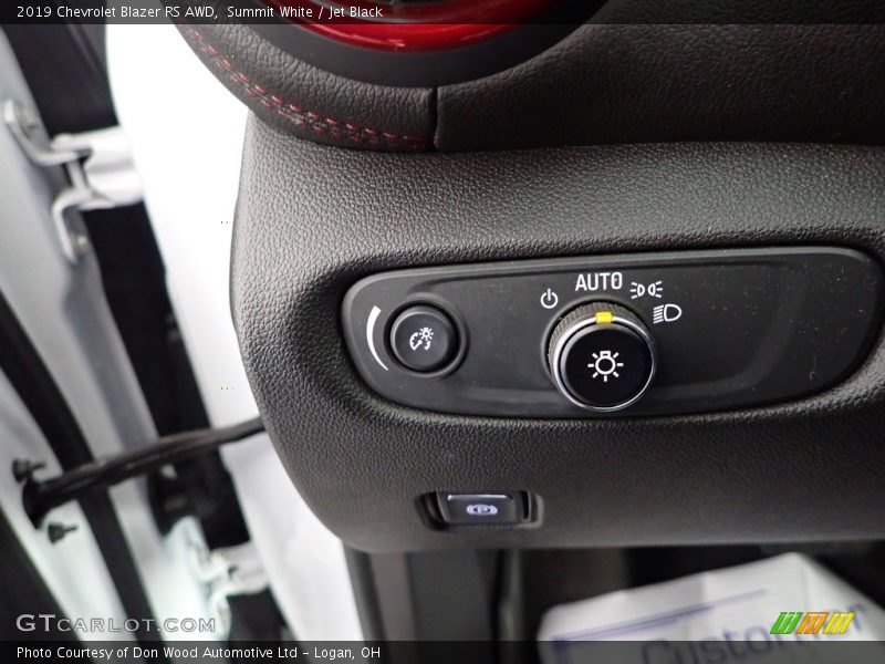 Summit White / Jet Black 2019 Chevrolet Blazer RS AWD