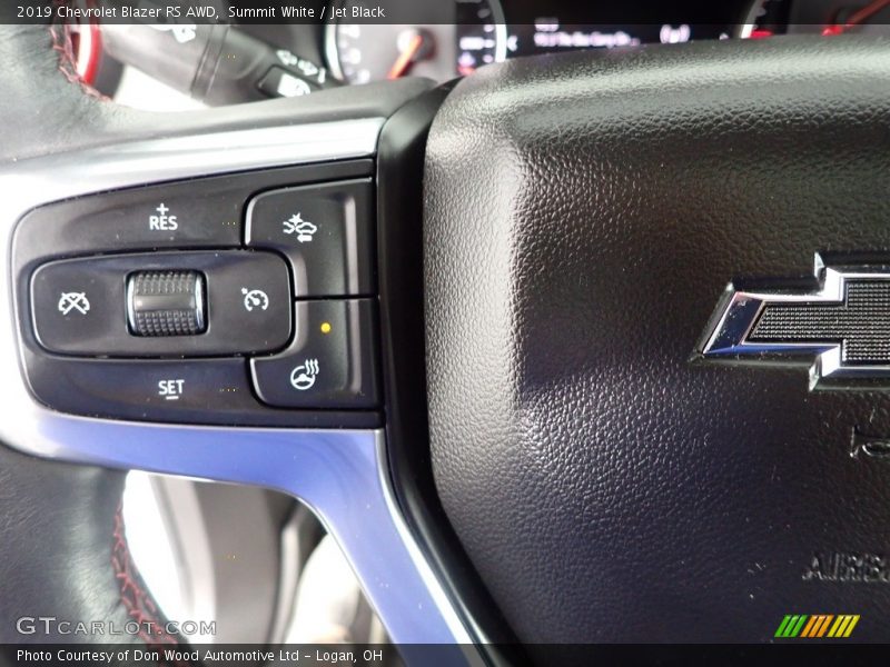 Summit White / Jet Black 2019 Chevrolet Blazer RS AWD