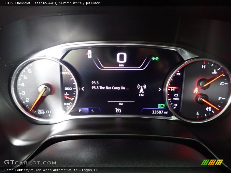 Summit White / Jet Black 2019 Chevrolet Blazer RS AWD