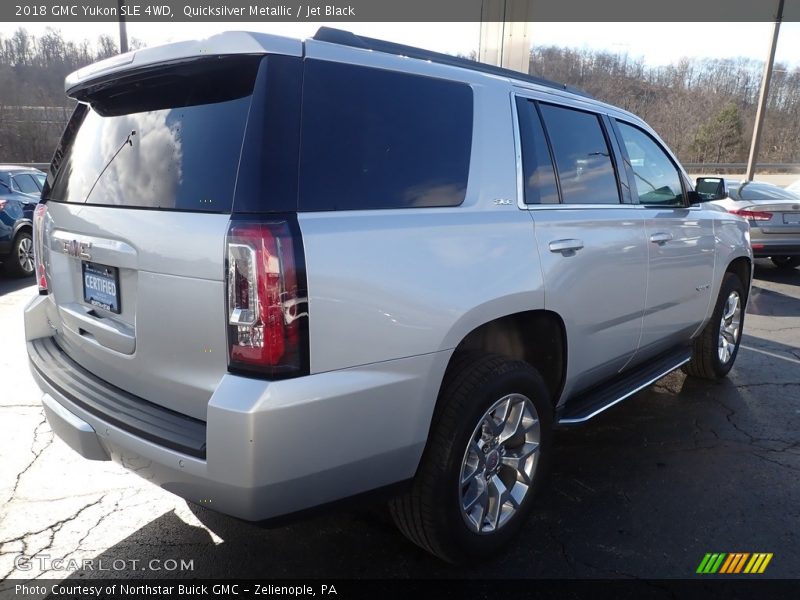 Quicksilver Metallic / Jet Black 2018 GMC Yukon SLE 4WD