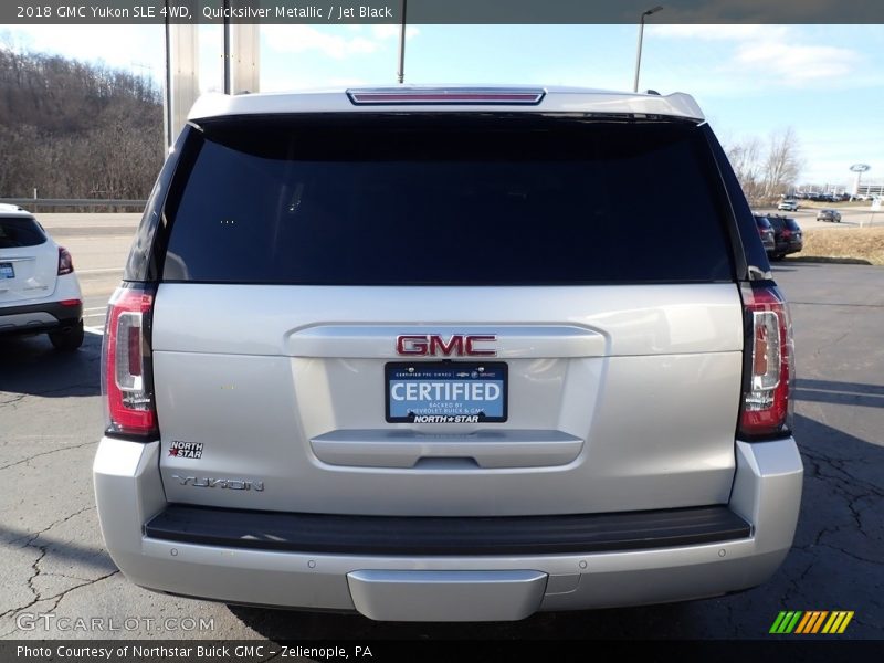 Quicksilver Metallic / Jet Black 2018 GMC Yukon SLE 4WD