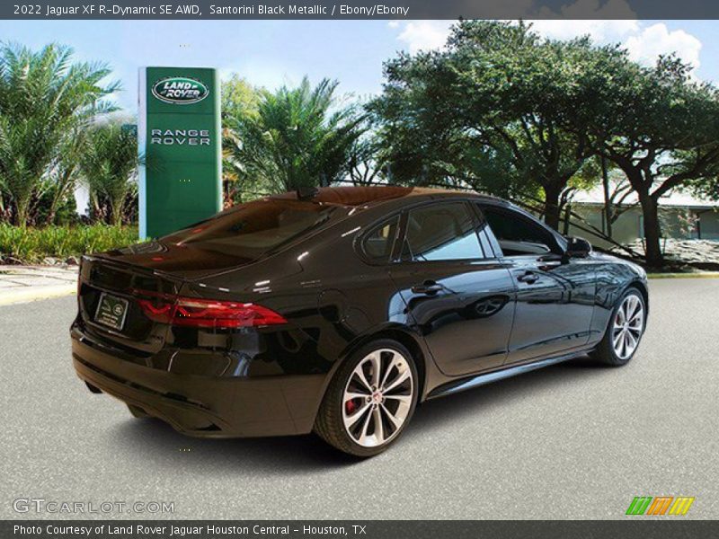 Santorini Black Metallic / Ebony/Ebony 2022 Jaguar XF R-Dynamic SE AWD