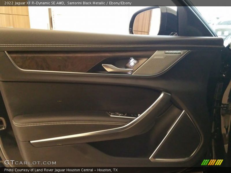 Santorini Black Metallic / Ebony/Ebony 2022 Jaguar XF R-Dynamic SE AWD