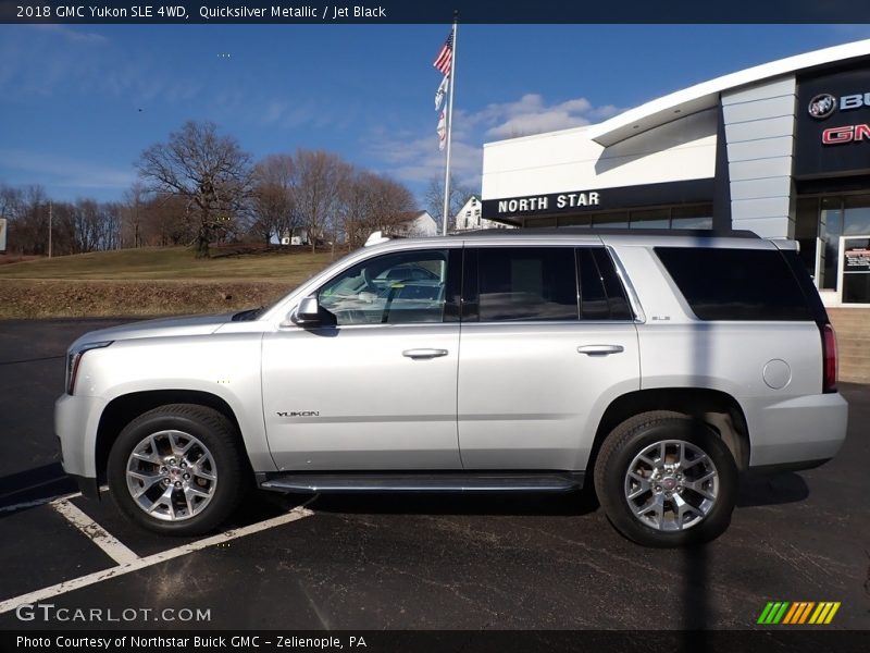 Quicksilver Metallic / Jet Black 2018 GMC Yukon SLE 4WD