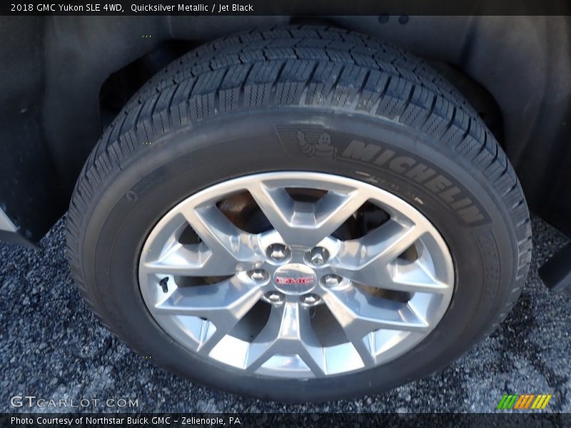 Quicksilver Metallic / Jet Black 2018 GMC Yukon SLE 4WD