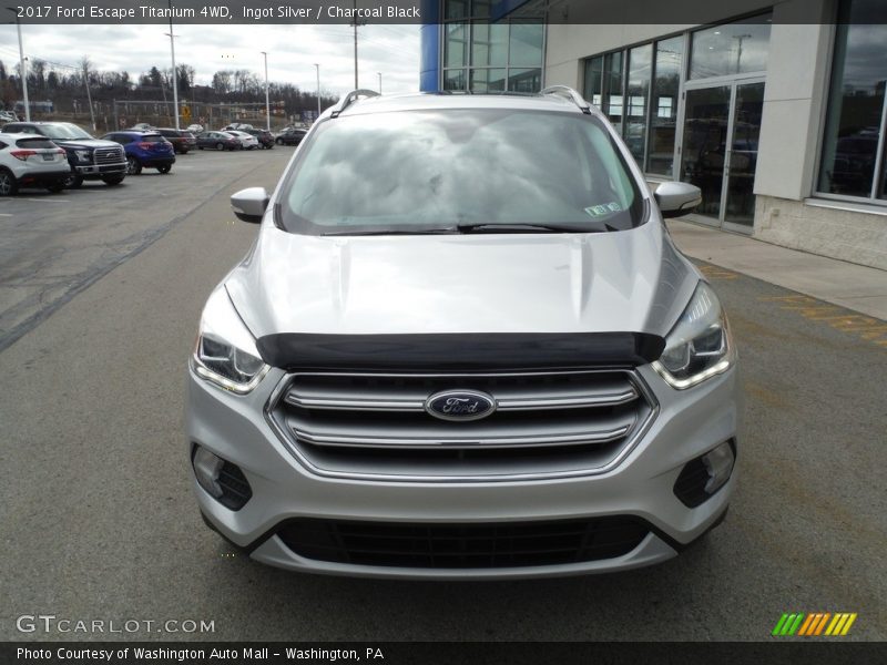 Ingot Silver / Charcoal Black 2017 Ford Escape Titanium 4WD