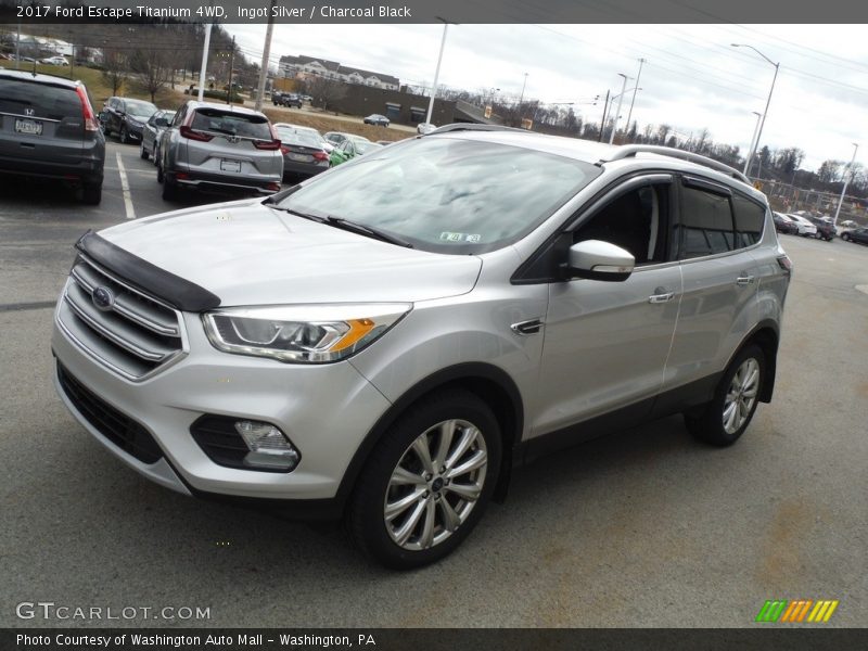 Ingot Silver / Charcoal Black 2017 Ford Escape Titanium 4WD