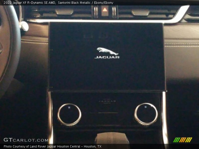 Santorini Black Metallic / Ebony/Ebony 2022 Jaguar XF R-Dynamic SE AWD