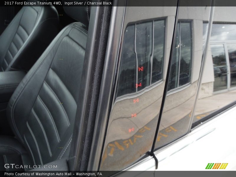 Ingot Silver / Charcoal Black 2017 Ford Escape Titanium 4WD