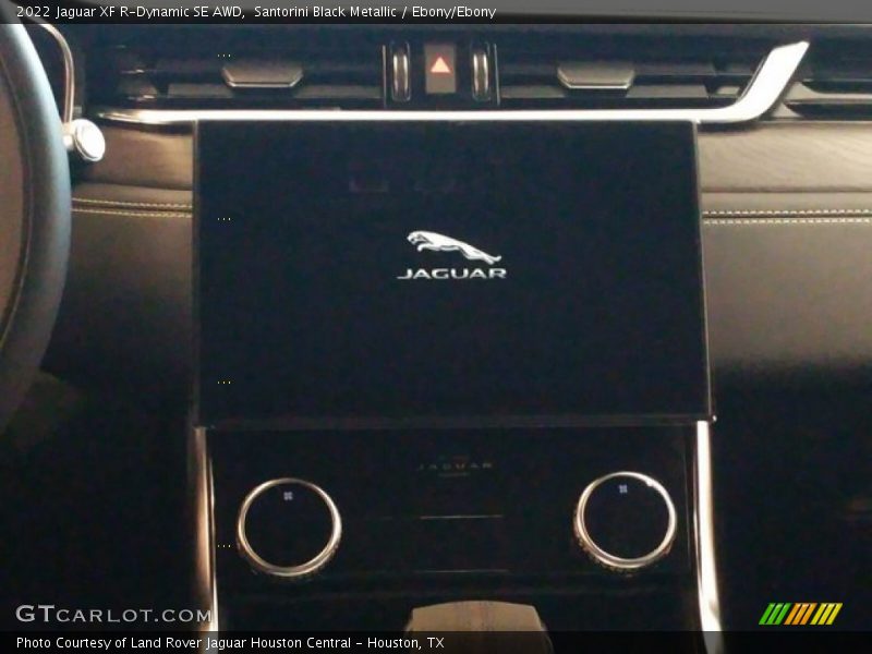 Santorini Black Metallic / Ebony/Ebony 2022 Jaguar XF R-Dynamic SE AWD