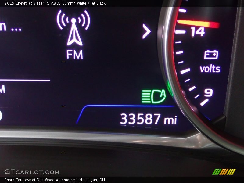 Summit White / Jet Black 2019 Chevrolet Blazer RS AWD