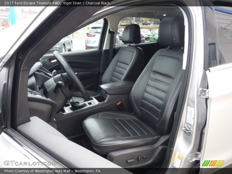 Ingot Silver / Charcoal Black 2017 Ford Escape Titanium 4WD