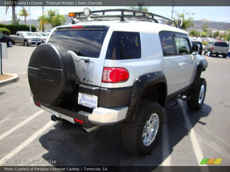 Titanium Metallic / Dark Charcoal 2007 Toyota FJ Cruiser