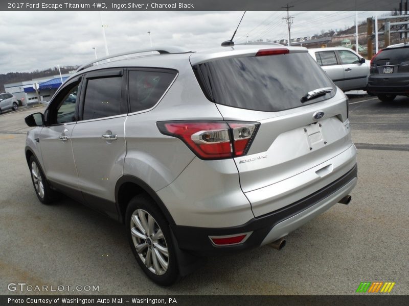 Ingot Silver / Charcoal Black 2017 Ford Escape Titanium 4WD