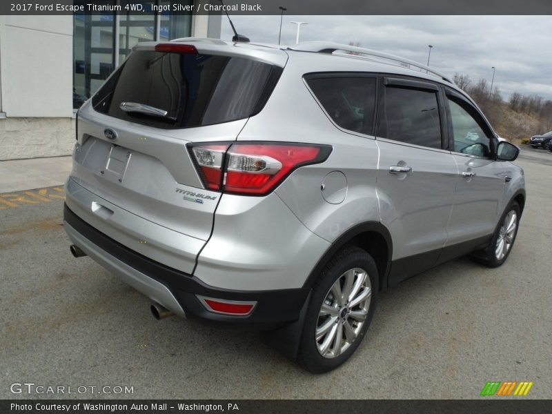 Ingot Silver / Charcoal Black 2017 Ford Escape Titanium 4WD