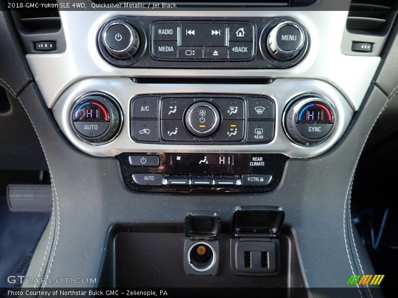 Quicksilver Metallic / Jet Black 2018 GMC Yukon SLE 4WD