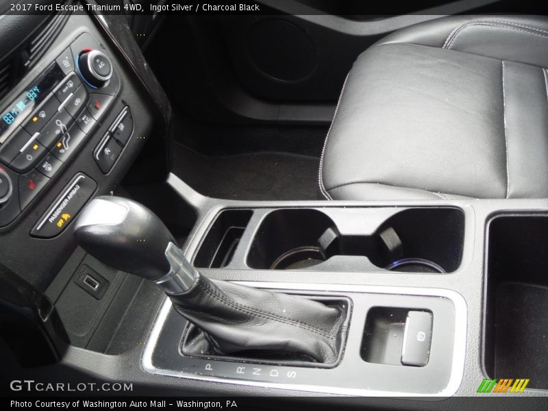 Ingot Silver / Charcoal Black 2017 Ford Escape Titanium 4WD