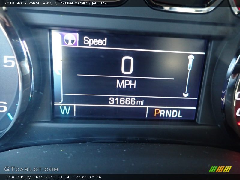 Quicksilver Metallic / Jet Black 2018 GMC Yukon SLE 4WD