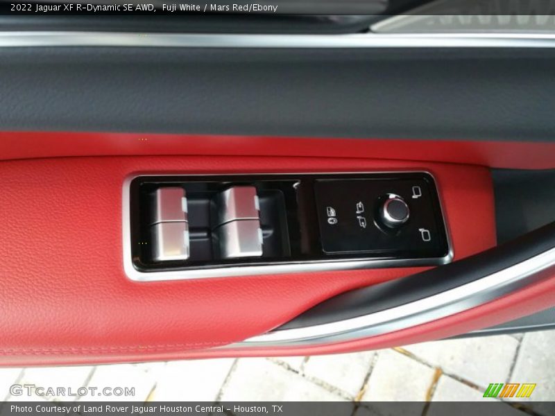 Fuji White / Mars Red/Ebony 2022 Jaguar XF R-Dynamic SE AWD