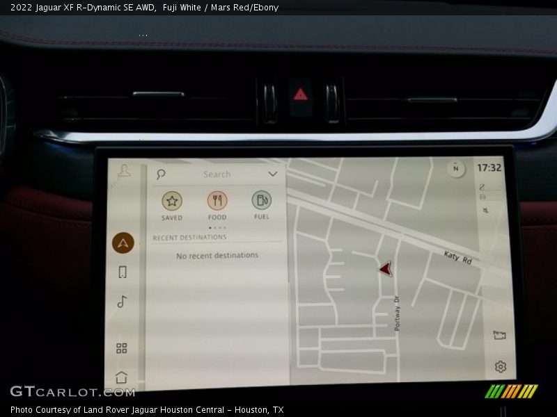 Navigation of 2022 XF R-Dynamic SE AWD