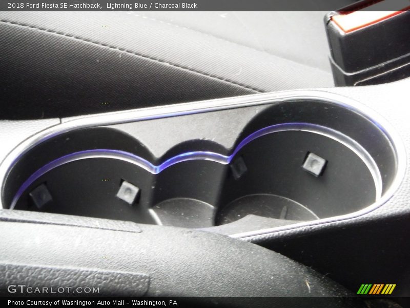 Lightning Blue / Charcoal Black 2018 Ford Fiesta SE Hatchback