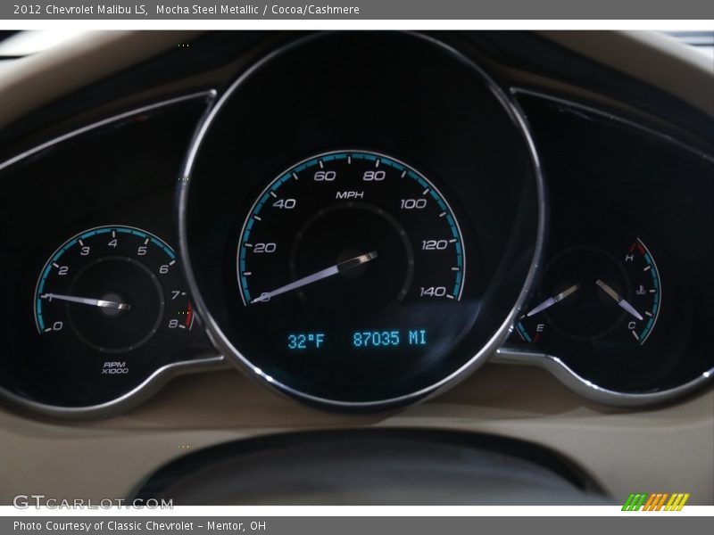 Mocha Steel Metallic / Cocoa/Cashmere 2012 Chevrolet Malibu LS