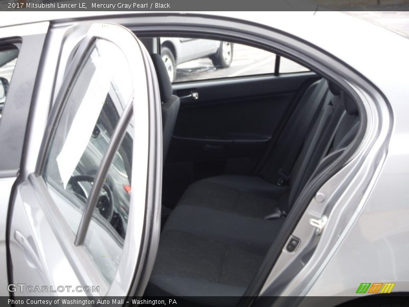 Mercury Gray Pearl / Black 2017 Mitsubishi Lancer LE