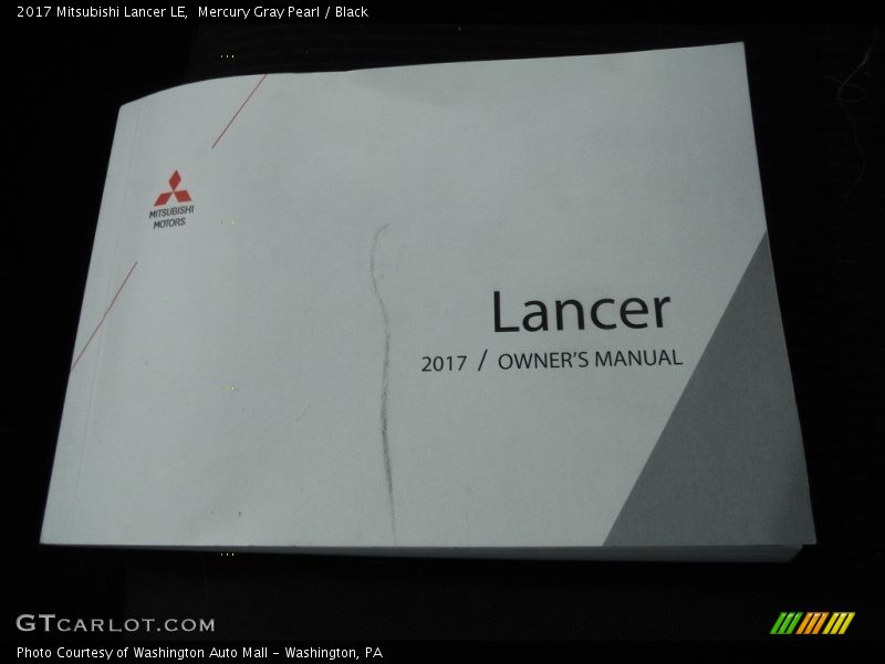 Books/Manuals of 2017 Lancer LE