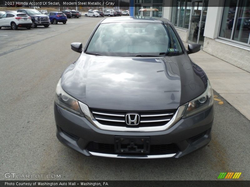 Modern Steel Metallic / Gray 2013 Honda Accord LX Sedan