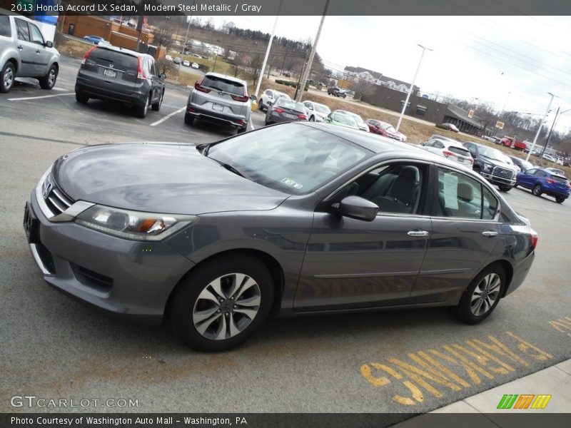 Modern Steel Metallic / Gray 2013 Honda Accord LX Sedan