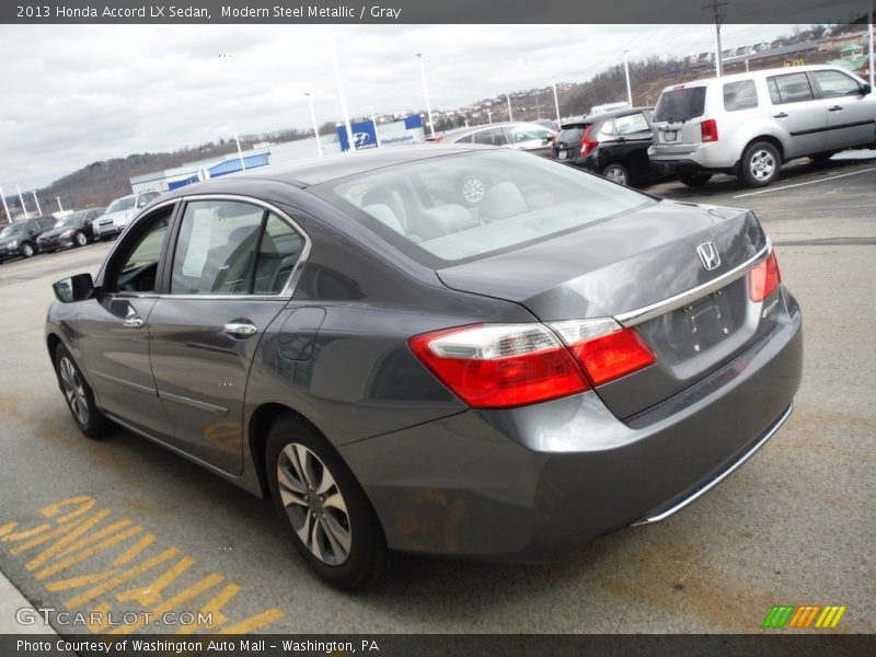 Modern Steel Metallic / Gray 2013 Honda Accord LX Sedan