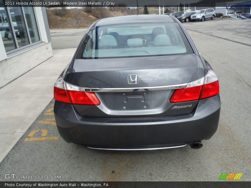 Modern Steel Metallic / Gray 2013 Honda Accord LX Sedan