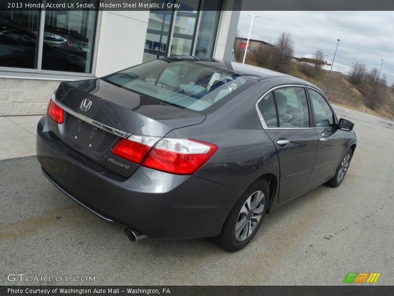 Modern Steel Metallic / Gray 2013 Honda Accord LX Sedan