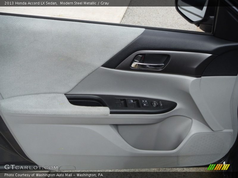 Modern Steel Metallic / Gray 2013 Honda Accord LX Sedan