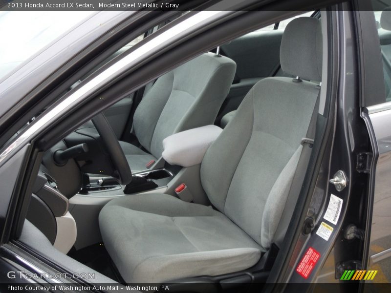 Modern Steel Metallic / Gray 2013 Honda Accord LX Sedan