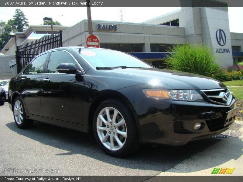 Nighthawk Black Pearl / Ebony 2007 Acura TSX Sedan