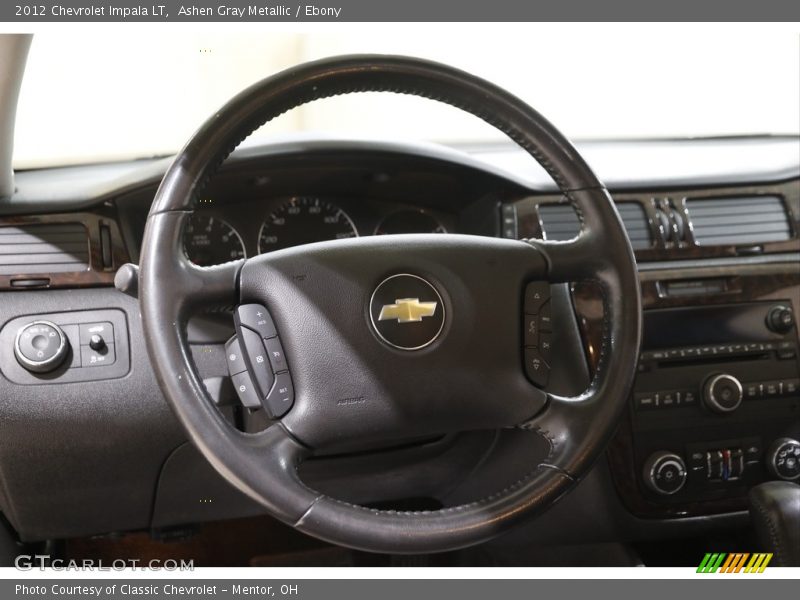 Ashen Gray Metallic / Ebony 2012 Chevrolet Impala LT
