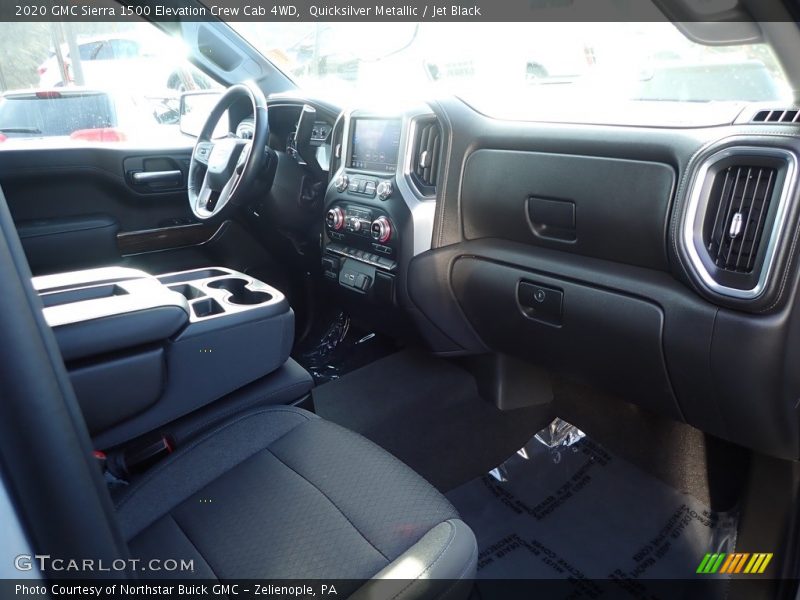 Quicksilver Metallic / Jet Black 2020 GMC Sierra 1500 Elevation Crew Cab 4WD