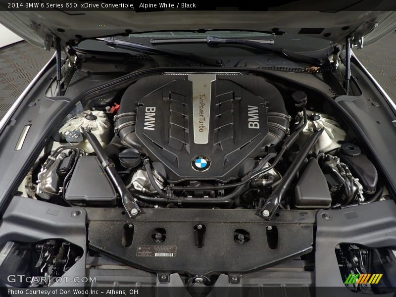 Alpine White / Black 2014 BMW 6 Series 650i xDrive Convertible
