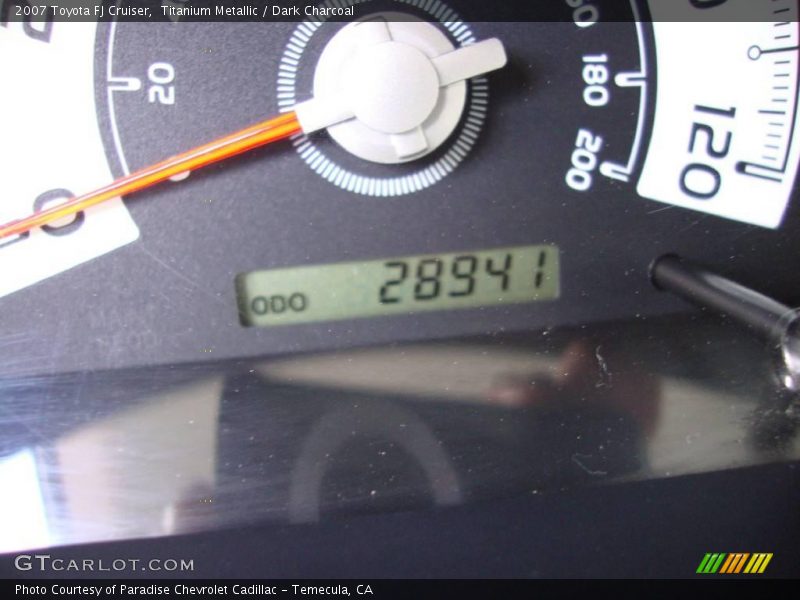 Titanium Metallic / Dark Charcoal 2007 Toyota FJ Cruiser
