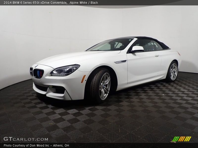 Alpine White / Black 2014 BMW 6 Series 650i xDrive Convertible