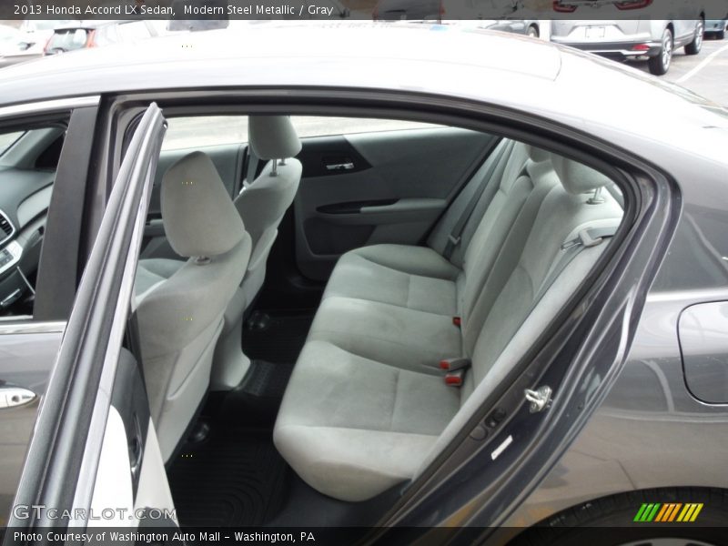 Modern Steel Metallic / Gray 2013 Honda Accord LX Sedan