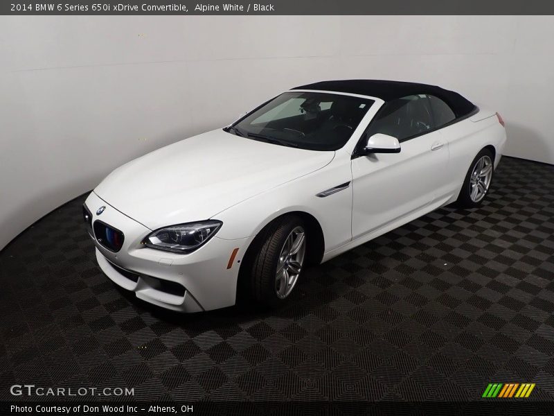 Alpine White / Black 2014 BMW 6 Series 650i xDrive Convertible